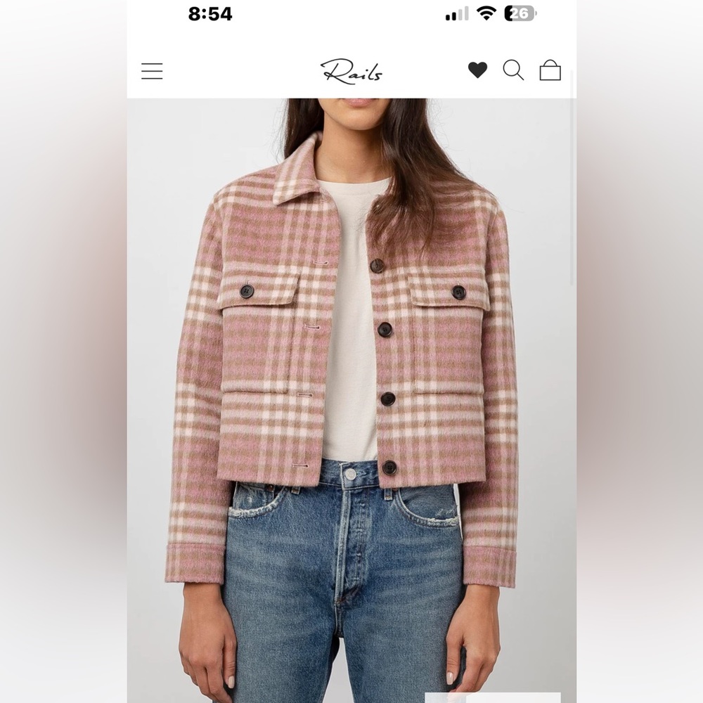 Sold Out Rails Steffi Shacket (Womens Size Medium)